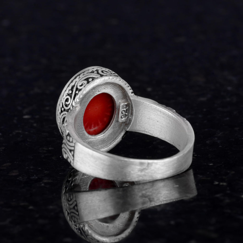 KAMBO Gemstone Ring, 925 Sterling Silver Ring, Birthstone Ring — 6