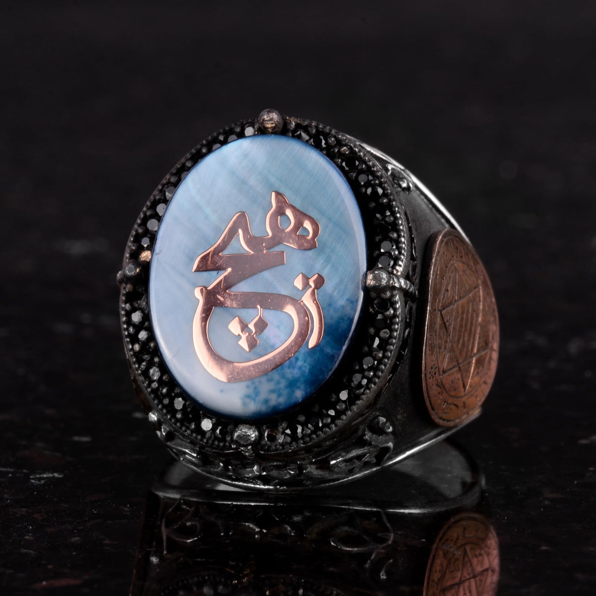 Star of David Ring - Handmade 925 Sterling Silver Men's Ring — 6