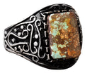 Real Arizona Turquoise Stone Ring (Model-2)