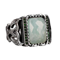 Aquamarine Men's Ring