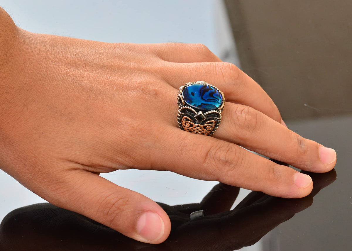 Natural Pearl Stone Ring (Model-2) — 6