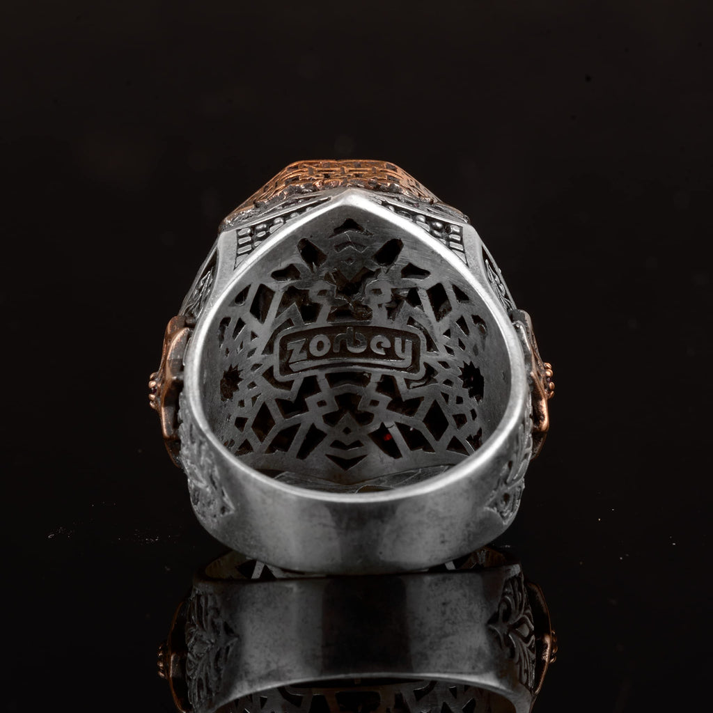 David Star Solomon Talisman Ring - 925 Sterling Silver Men's Ring — 7