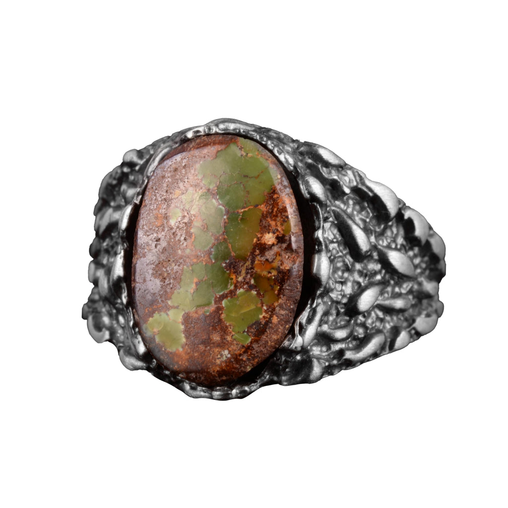 Natural Arizona Turquoise Stone Ring (Model-17)