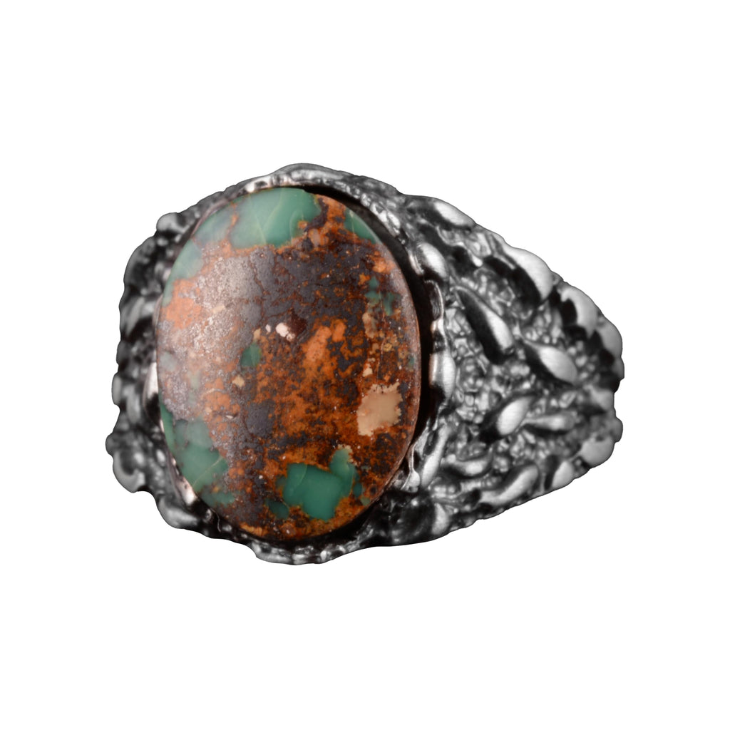 Natural Arizona Turquoise Stone Ring (Model-21)