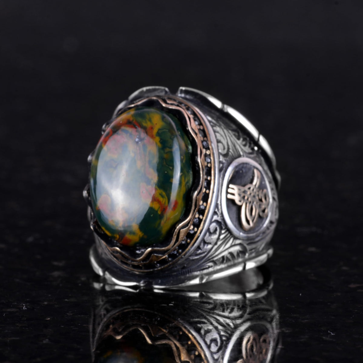 Ottoman Tugra Silver Ring (Model-2) — 4