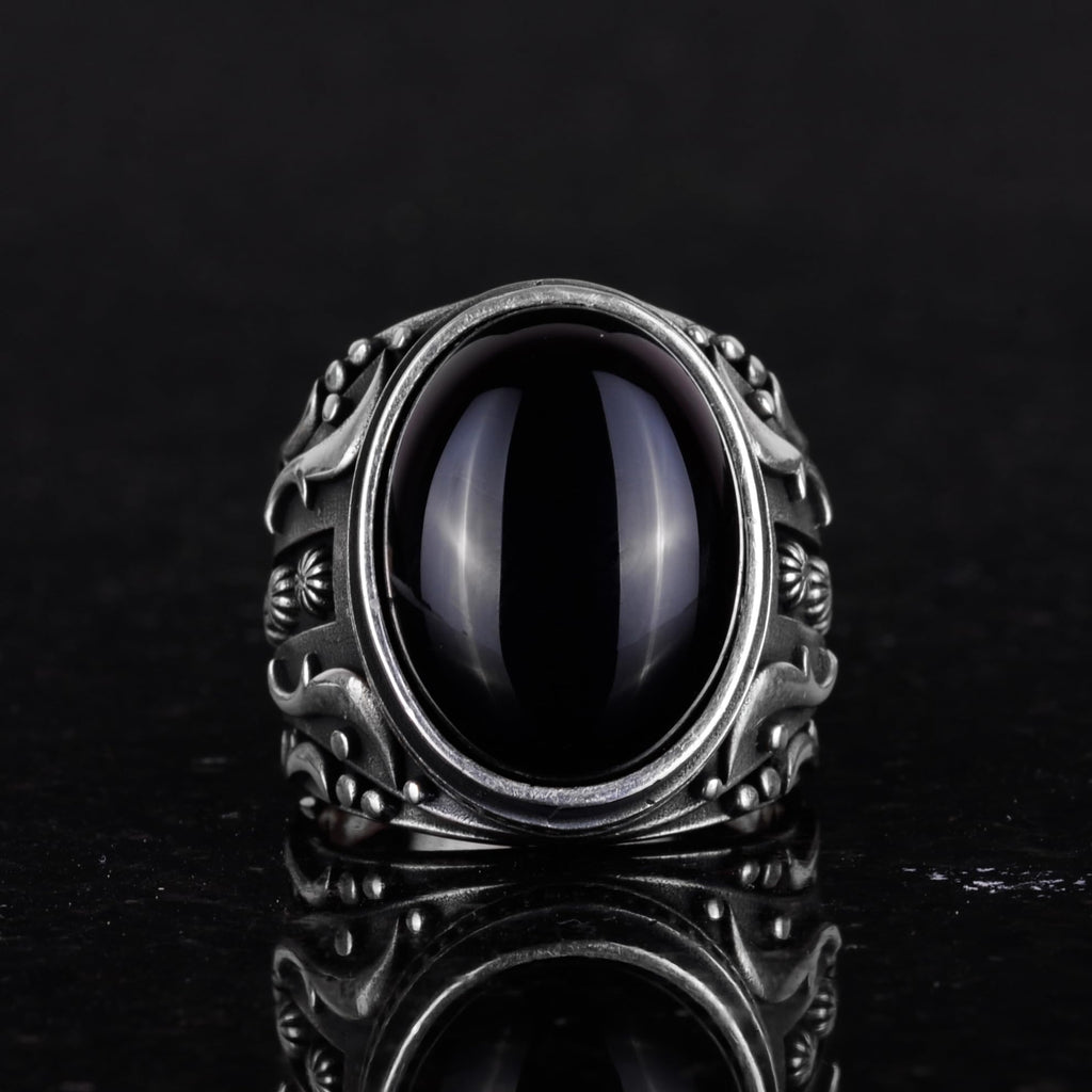 Natural Onyx Stone Ring (Model-2) — 5