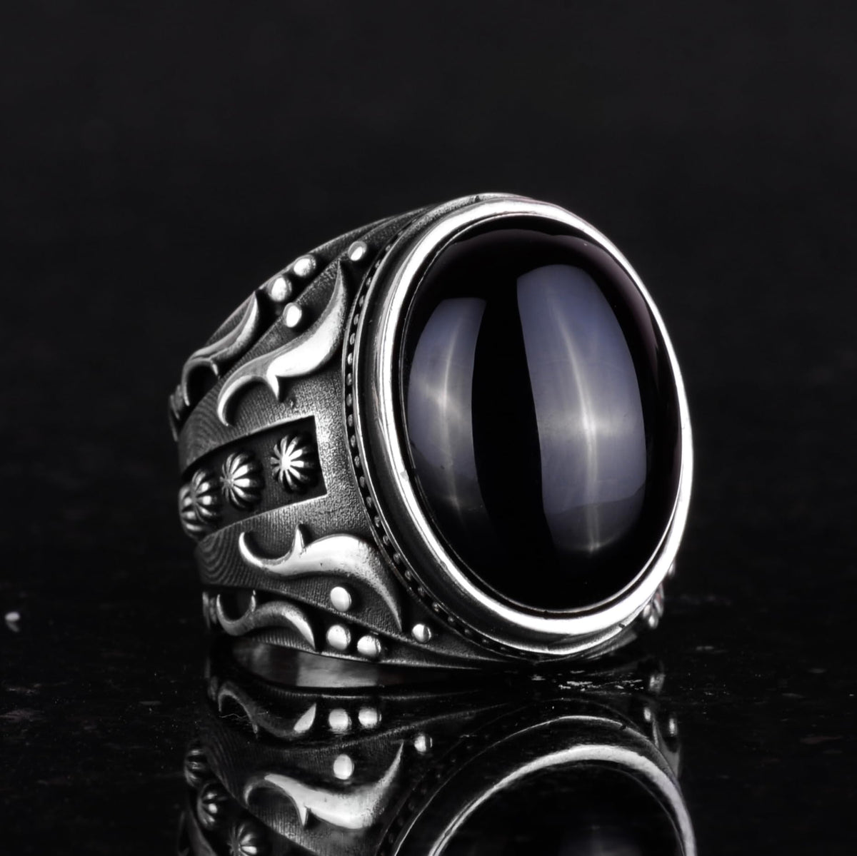 Natural Onyx Stone Ring (Model-2) — 4
