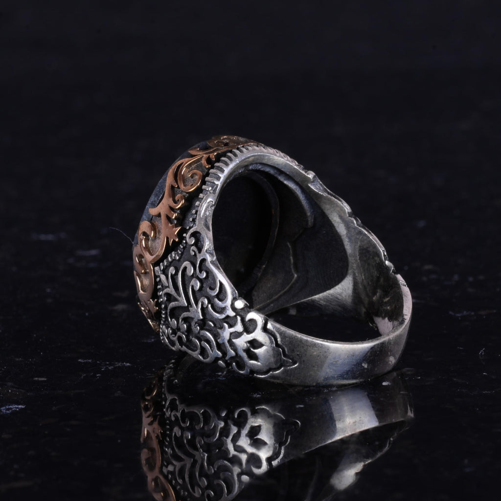 Kambo Grim Reaper Men's Ring - Skull Ring with Grim Reaper Design - 925 Sterling Silver — 7