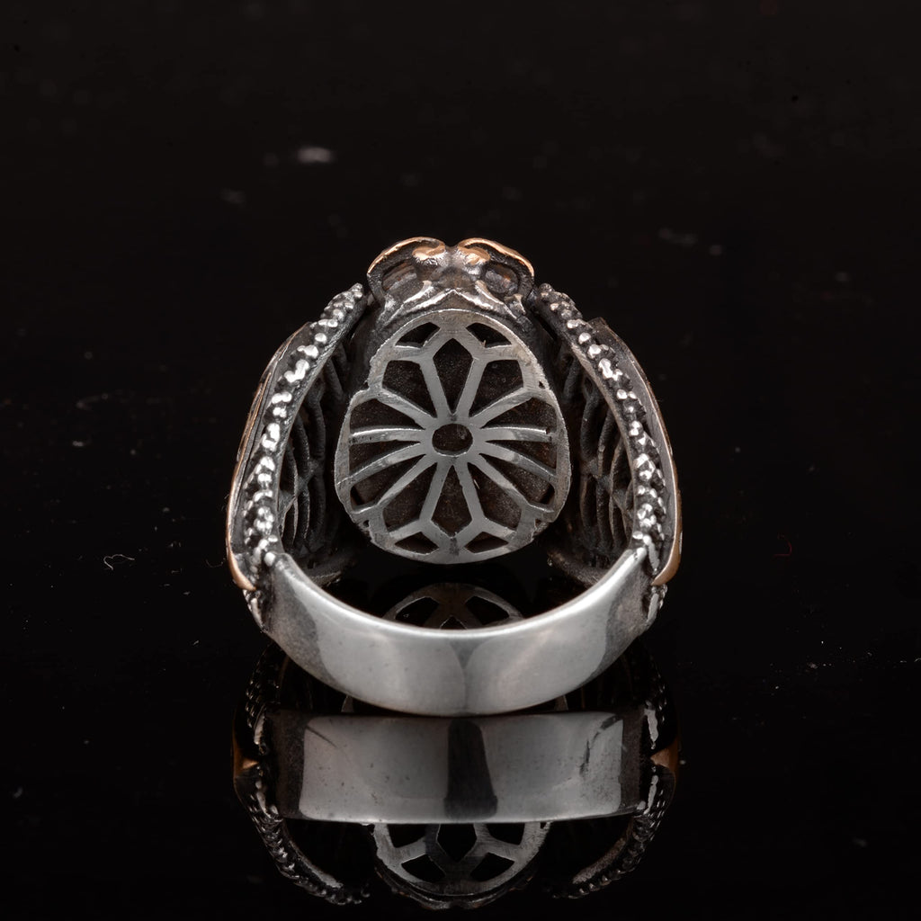 Green Turquoise Stone Ring (Model-3) — 7