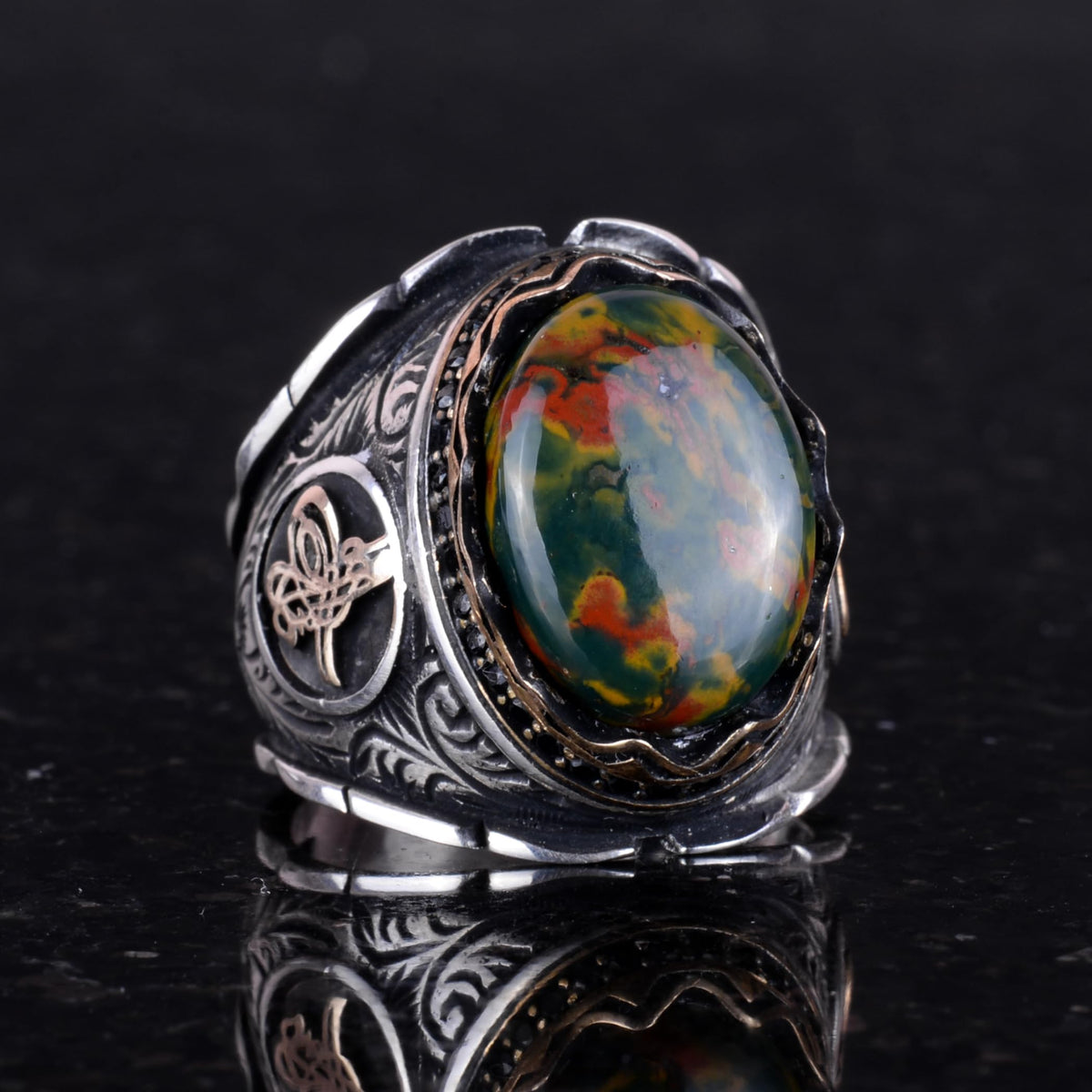 Ottoman Tugra Silver Ring (Model-2) — 5