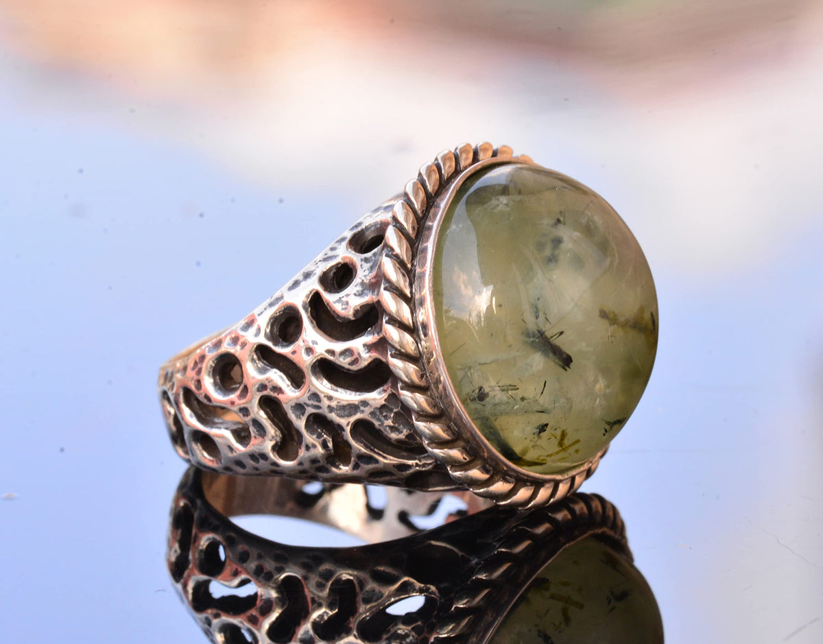 Natural Jade Stone Ring — 4