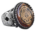 925 Sterling Silver Solomon Ring - Owl Ring