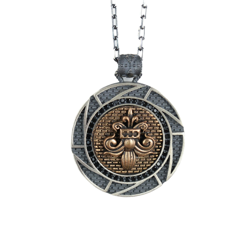925 Sterling Silver Bear Necklace (Model-5)