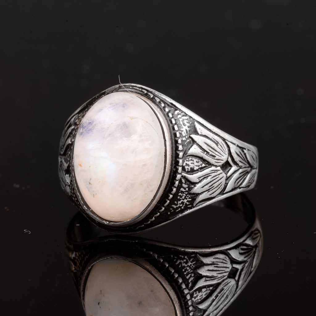 KAMBO Natural Moonstone Mini Ring — 4