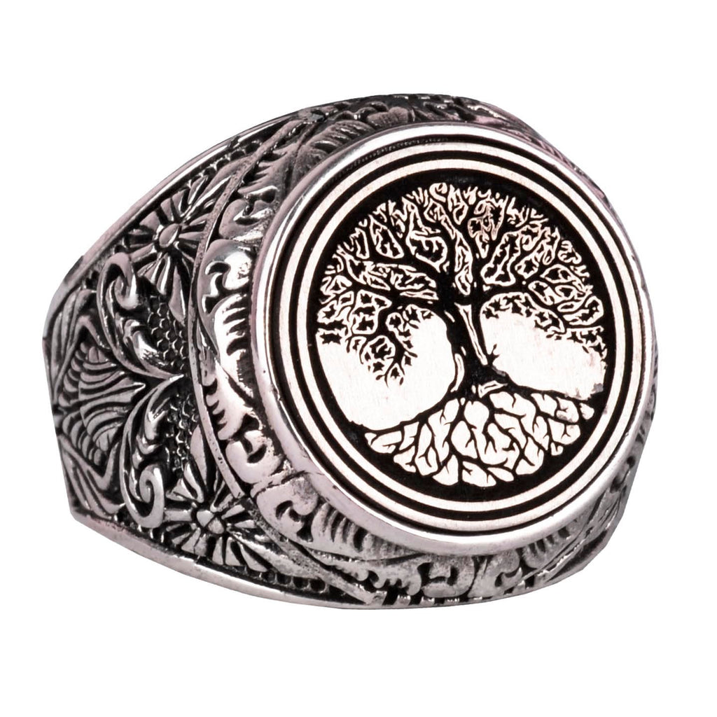 Tree of Life Ring - 925 Sterling Silver