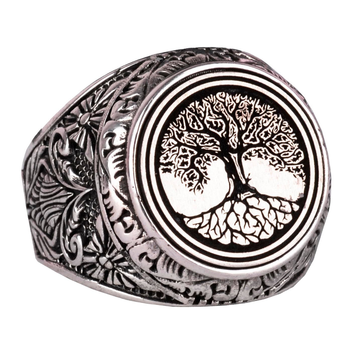Tree of Life Ring - 925 Sterling Silver