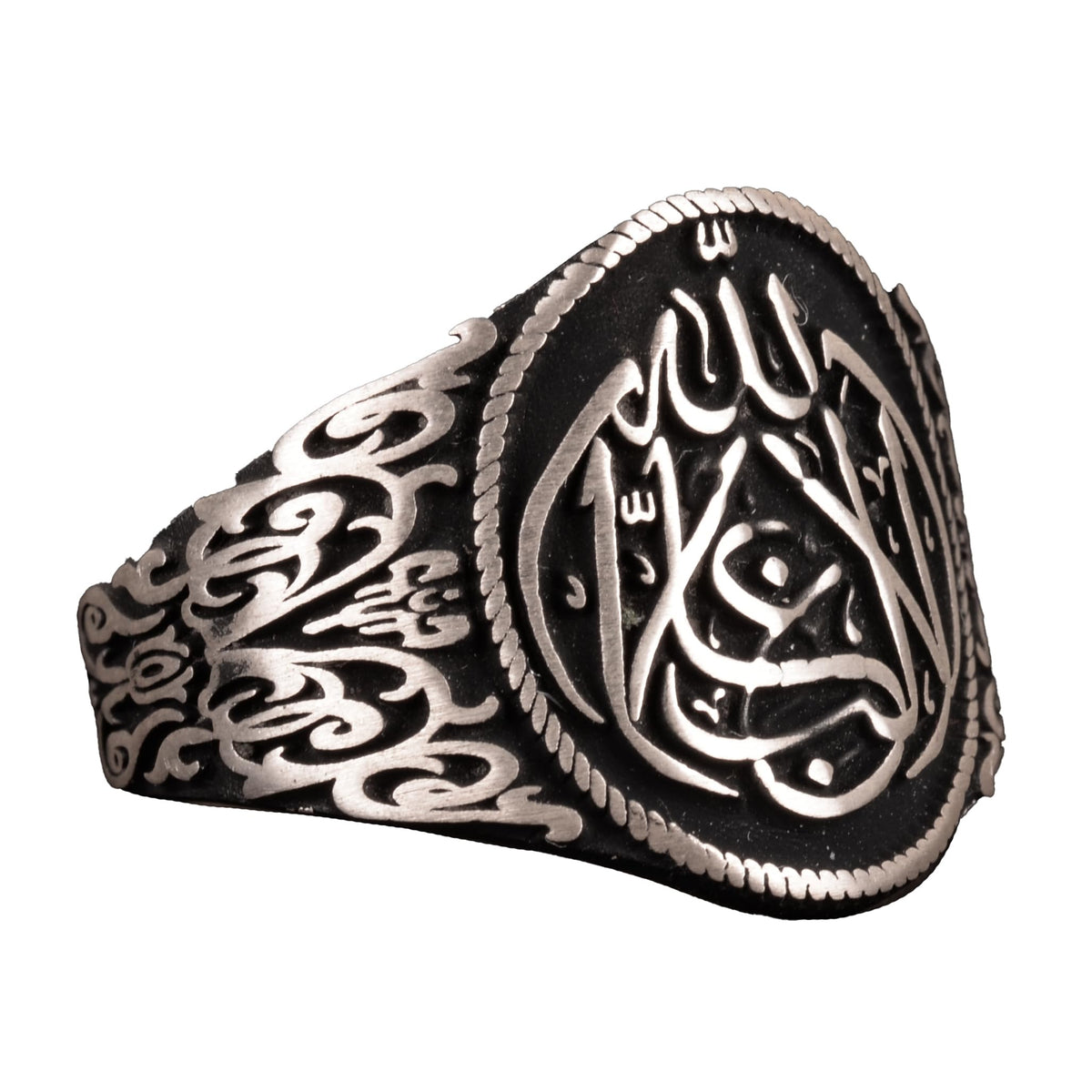 925 Sterling Silver Men's Ring, Islamic Ring
