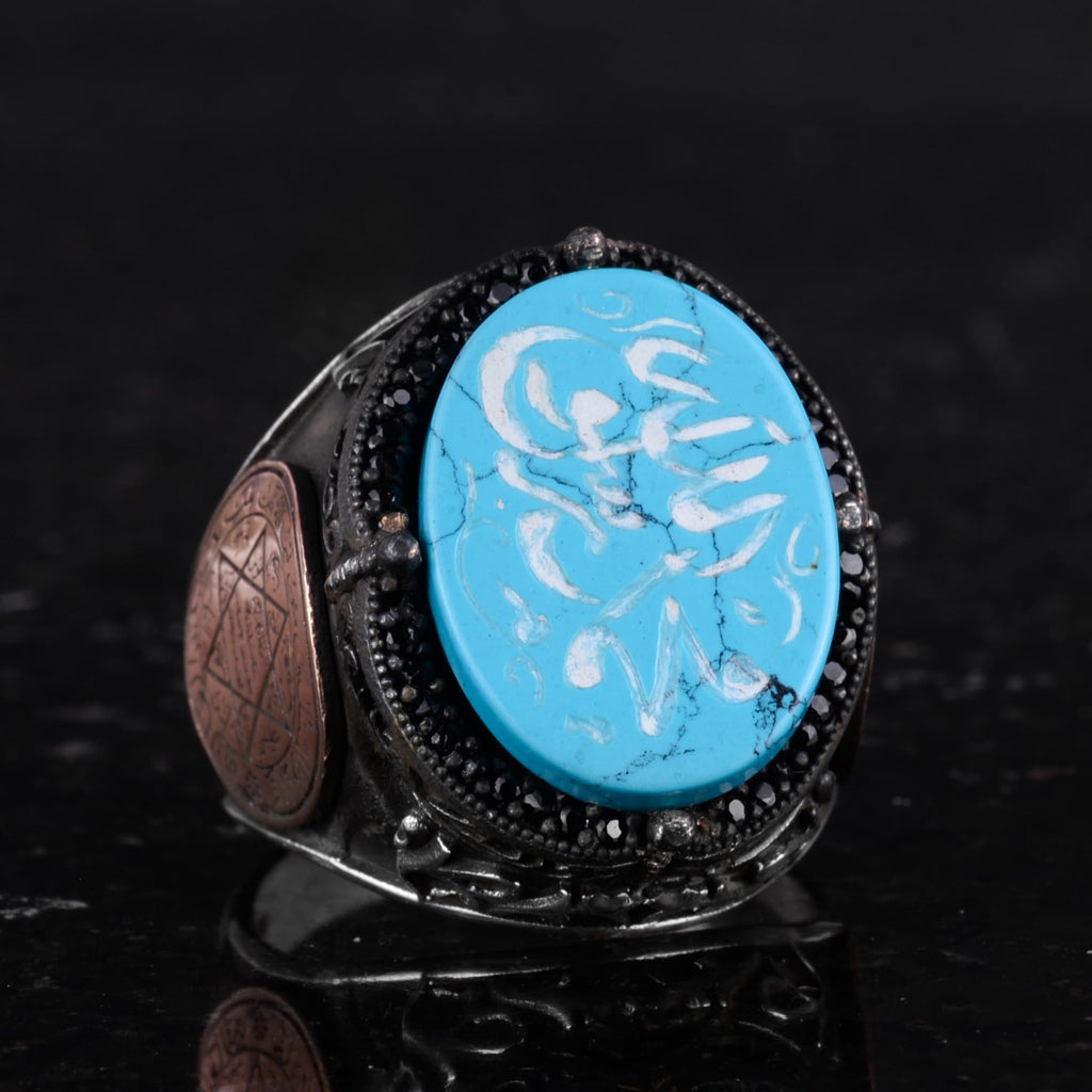 Star of David Ring - Handcrafted 925 Sterling Silver Men's Ring — 5