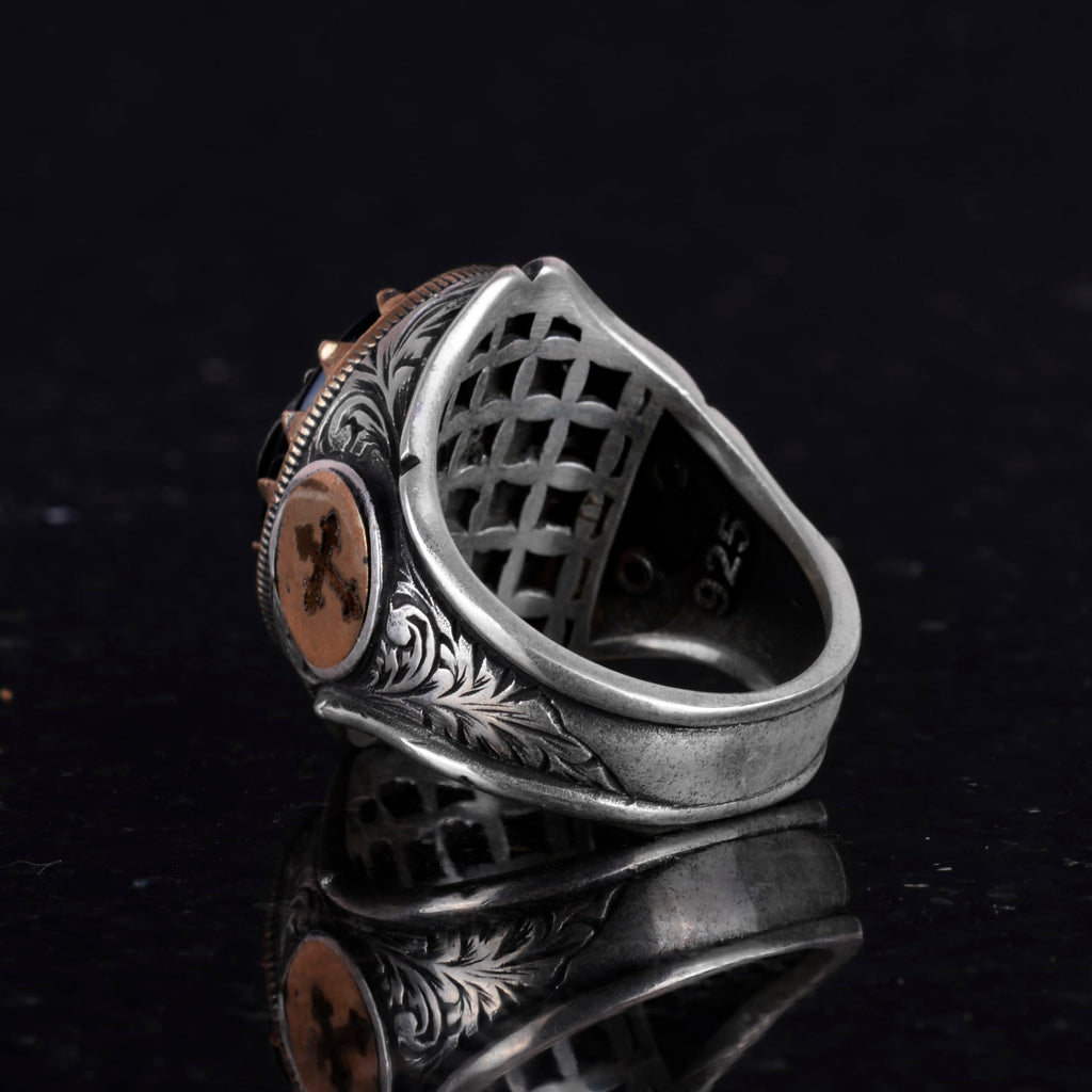 Holy Family Silver Ring — 6