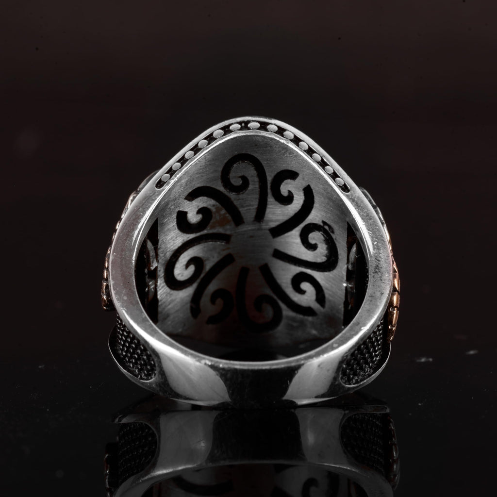 KAMBO 925 Sterling Silver Scorpion Ring – with Red Zircon Stone, Animal Figure (Customizable) — 4