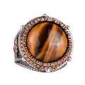 Natural Stone Handmade Ring - 925 Sterling Silver (Model-2)