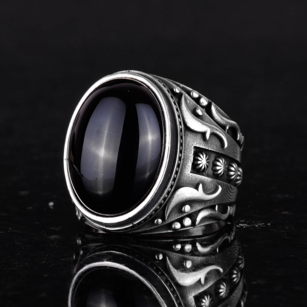 Natural Onyx Stone Ring (Model-2) — 6