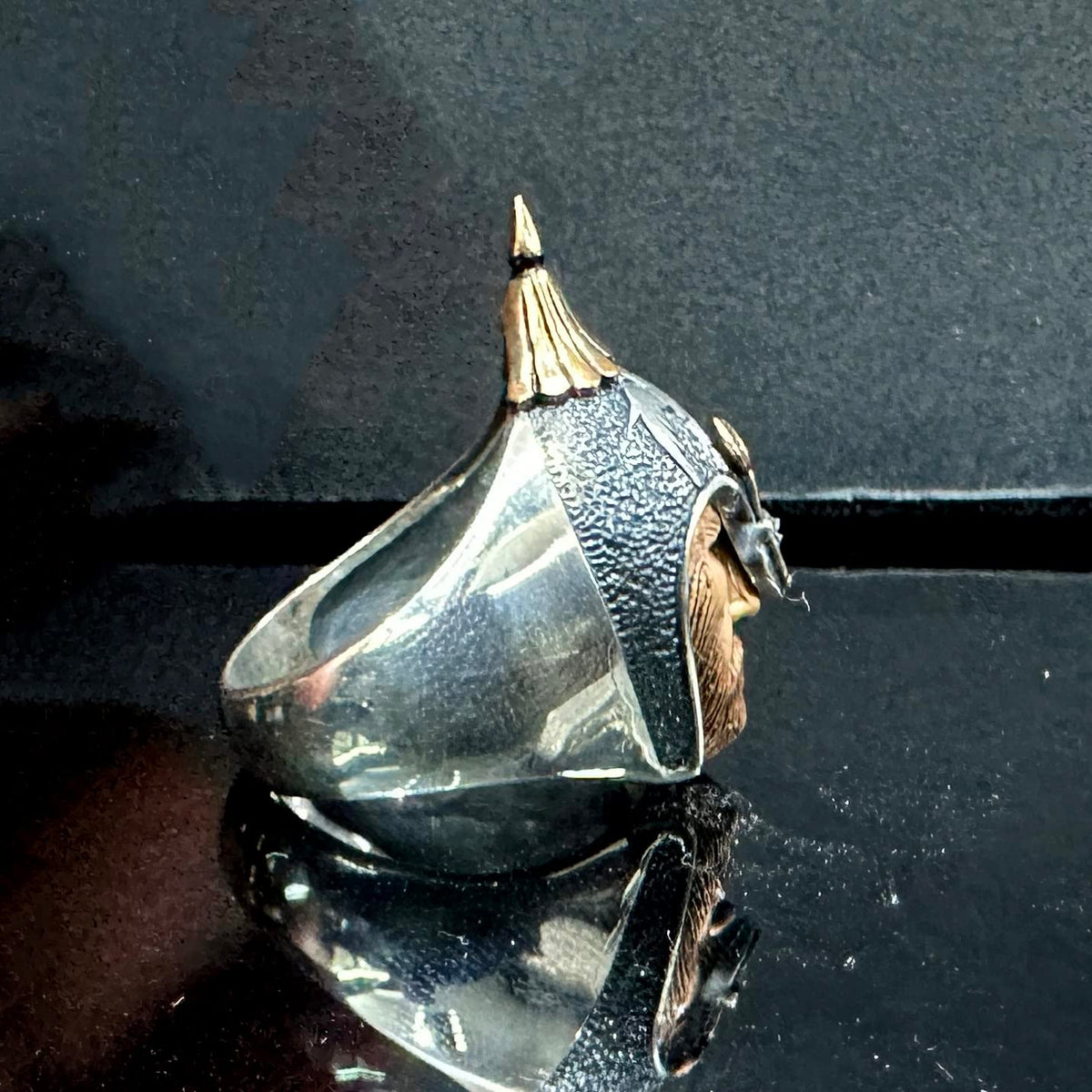 Silver Ring Genghis Khan, Great Mongol, Golden Horde Ring 925 Sterling Silver Men's — 3