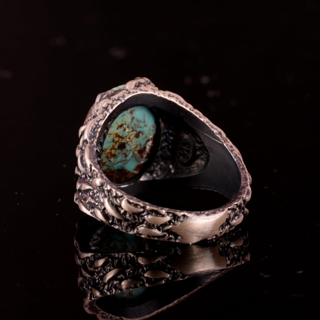 Natural Arizona Turquoise Stone Ring (Model-4) — 6