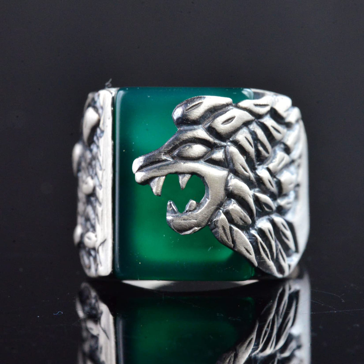 Lion Ring, Handmade Ring, 925 Sterling Silver Ring, Leo Ring — 2