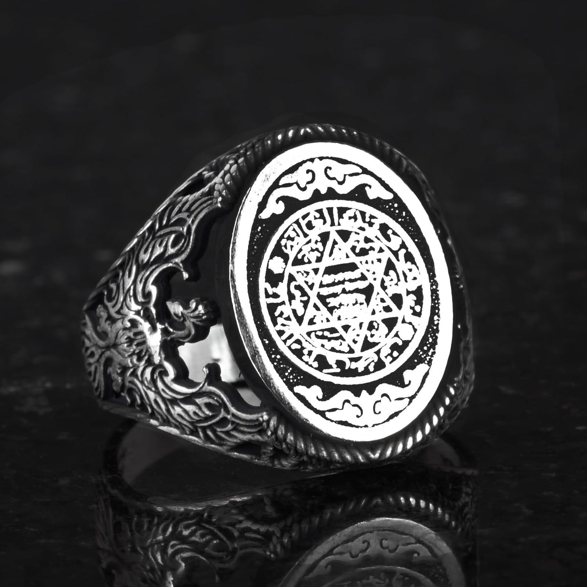 Phoenix Silver Ring — 5
