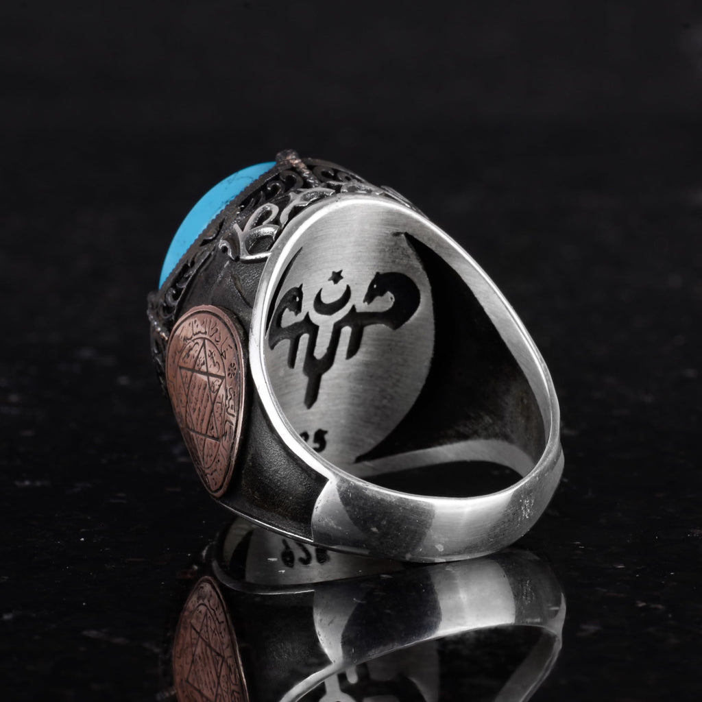 Star of David Ring - Handcrafted 925 Sterling Silver Men's Ring — 7
