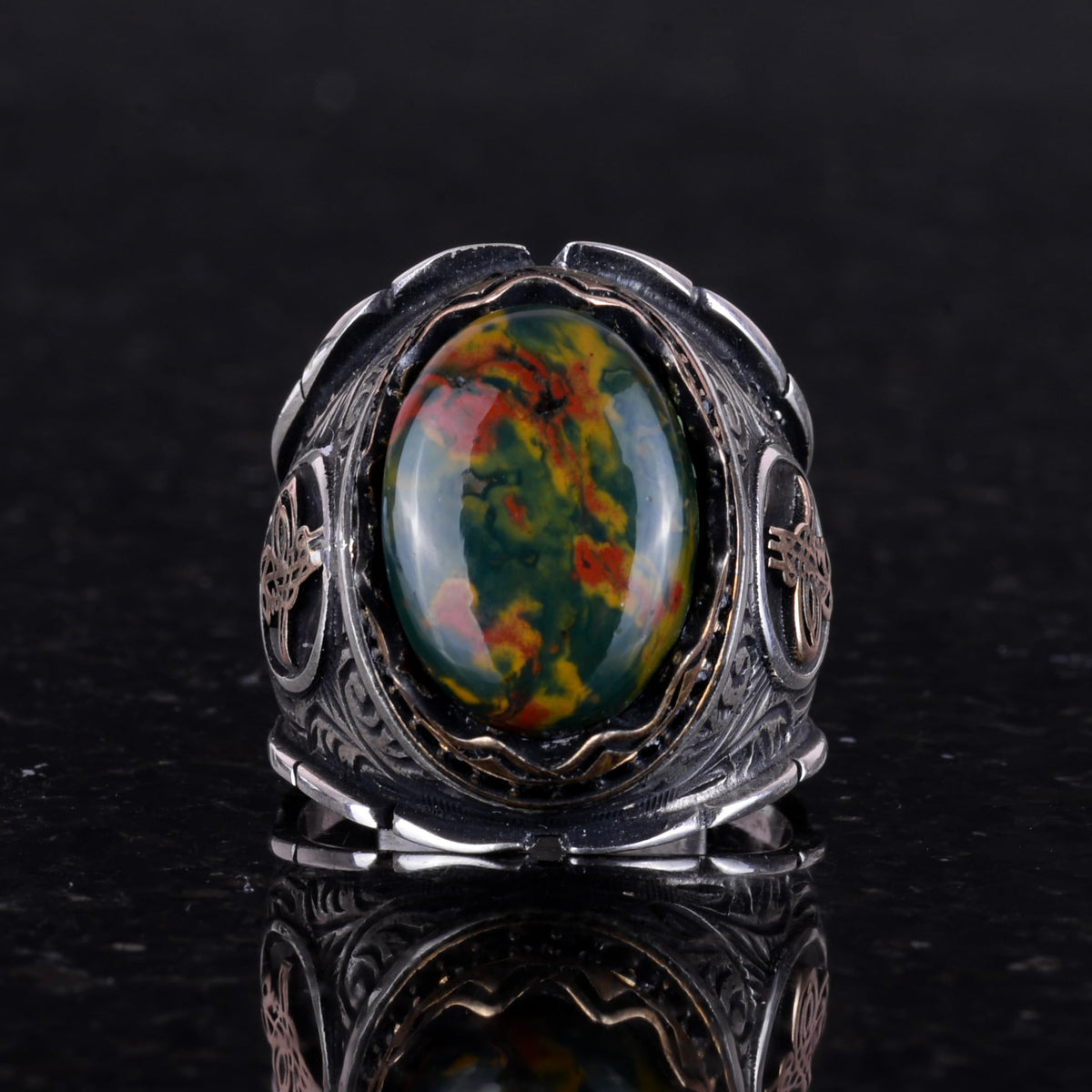 Ottoman Tugra Silver Ring (Model-2) — 3