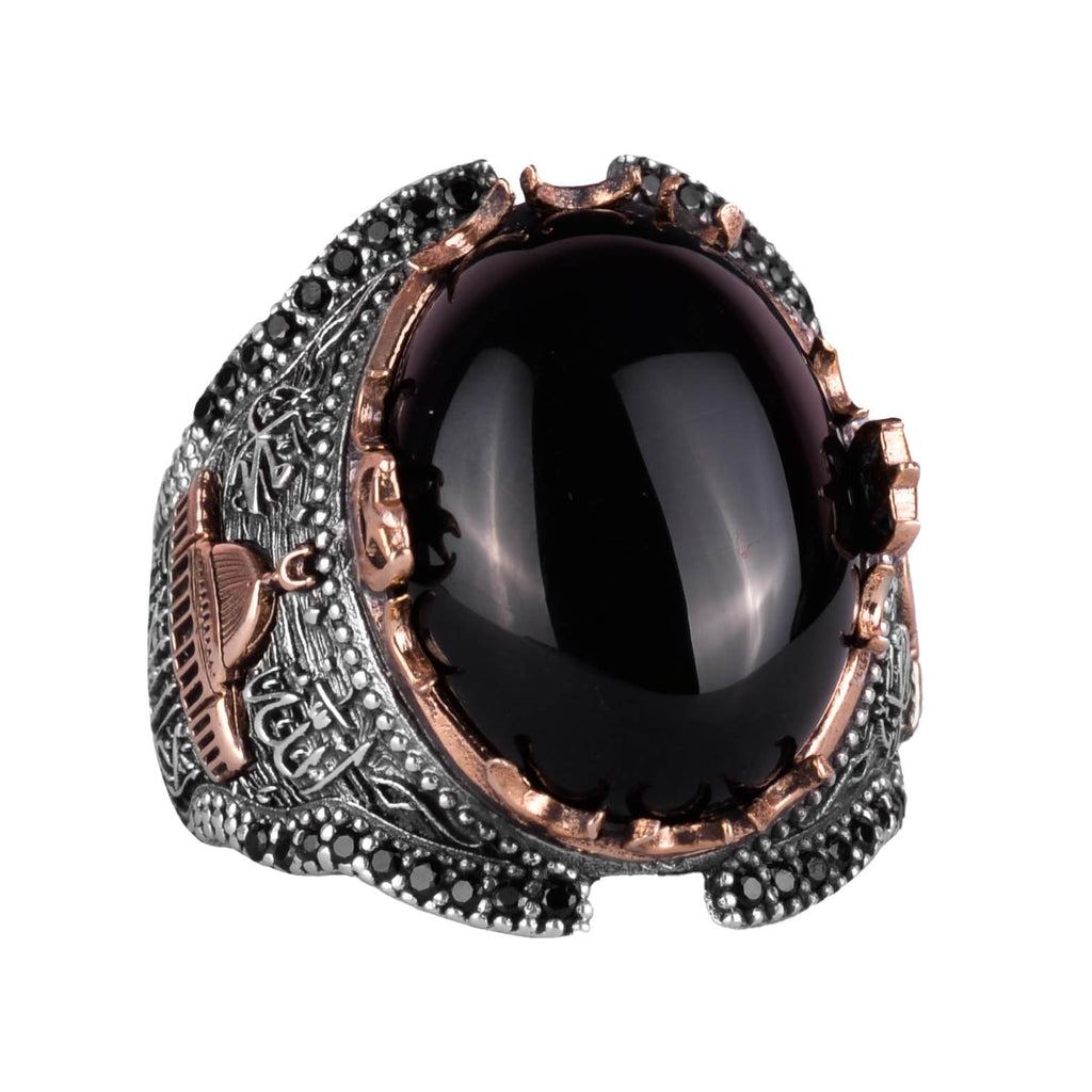 Natural Onyx Stone Ring (Model-3)