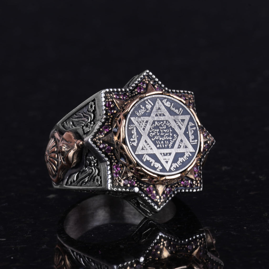 Star of David Men's Ring — 4