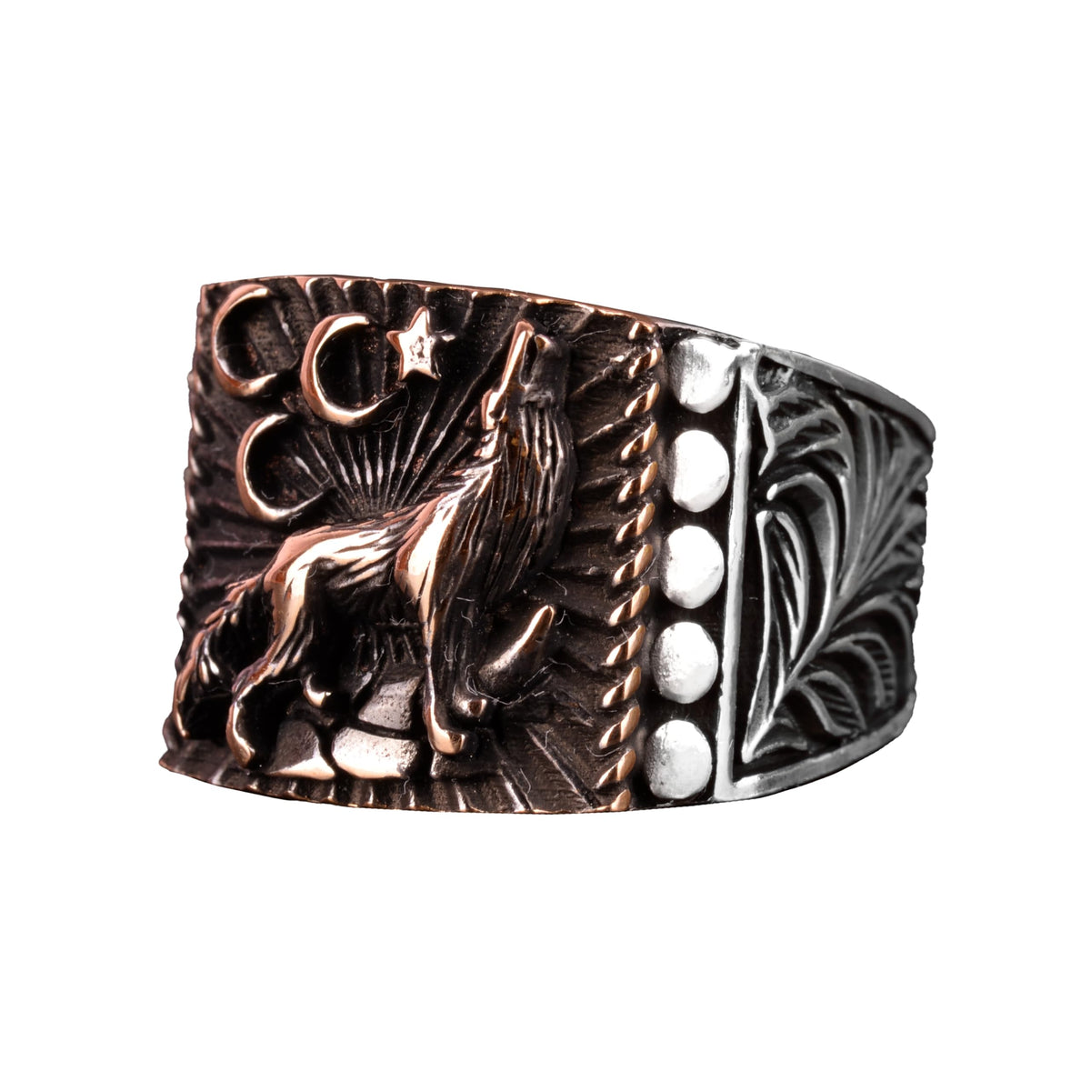 Silver Wolf Ring