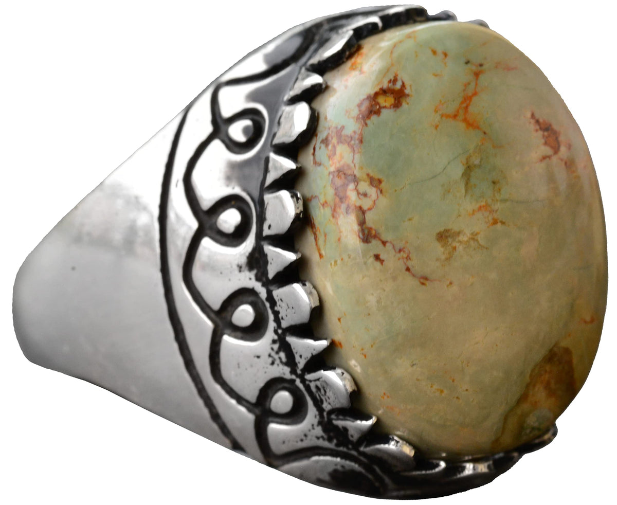 Arizona Green Turquoise Stone Ring (Model-2)