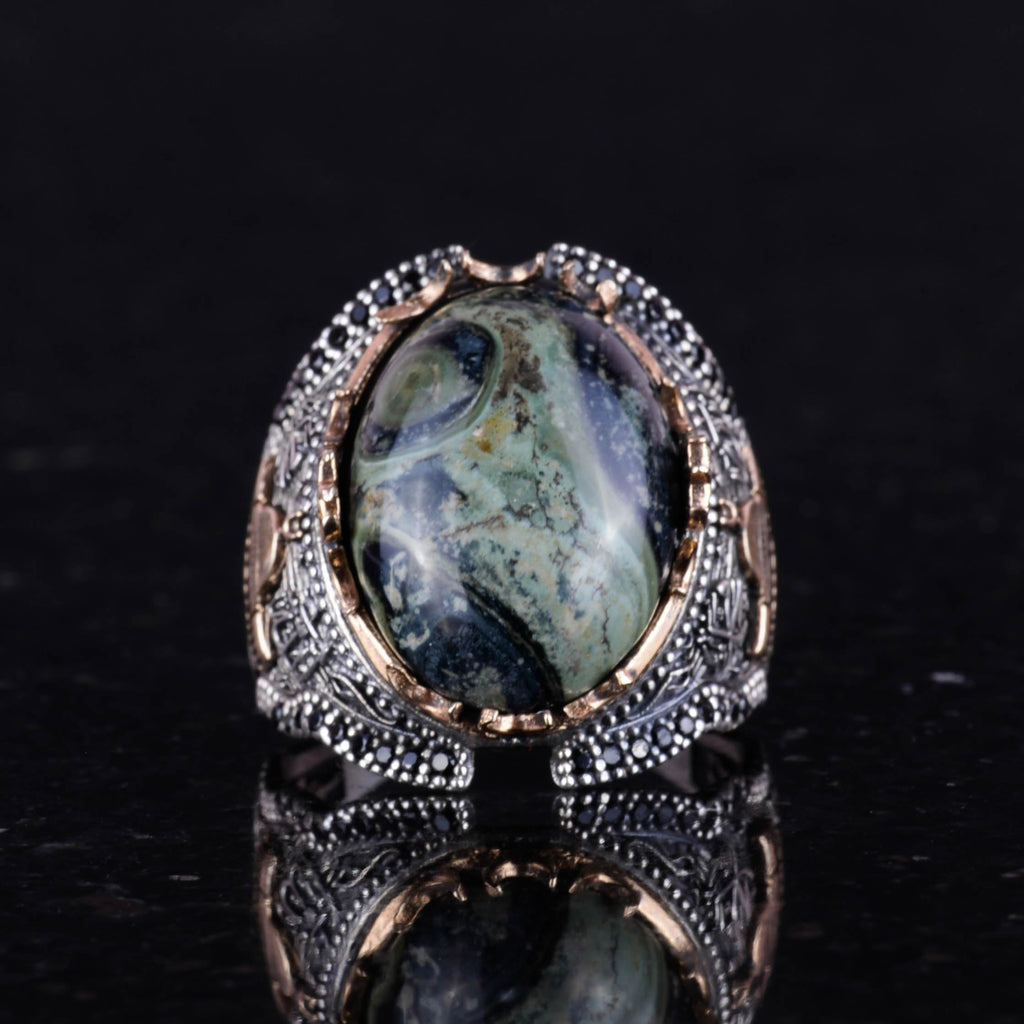 Natural Eye Stone Ring — 3