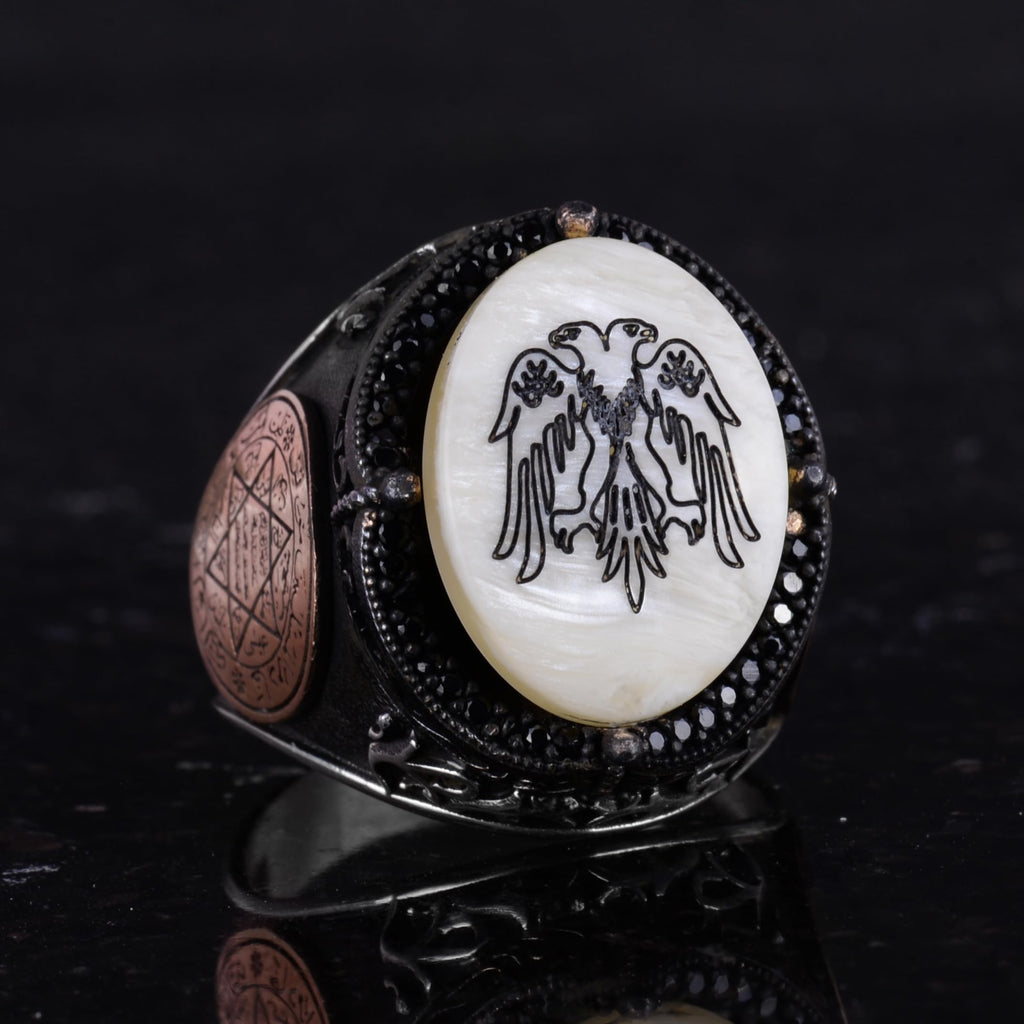 925 Sterling Silver Men's Ring - Star of David Jewelry — 5