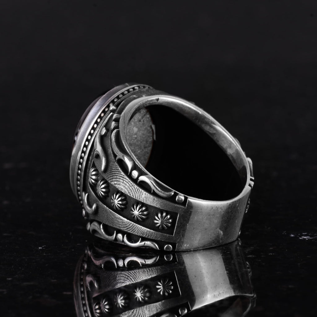 Natural Onyx Stone Ring (Model-2) — 7