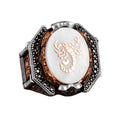 925 Sterling Silver Men's Ring, Scorpion Ring, Animal Figure Design Ring