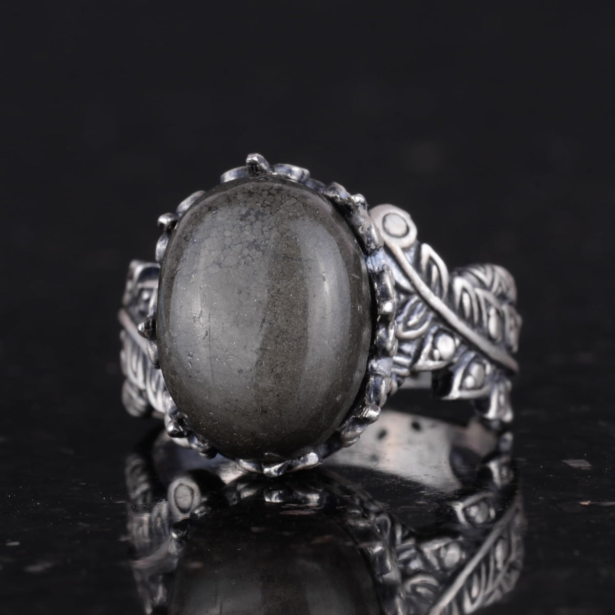 Vintage Bohemian Design Silver Women's Ring — 6