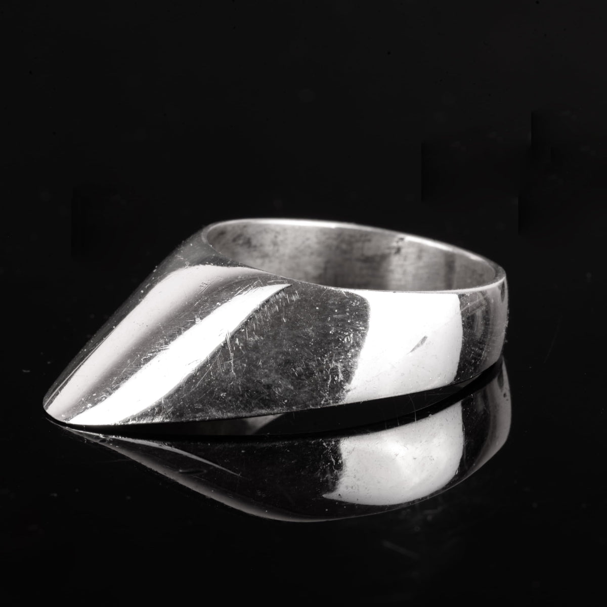 Archery Ring, Silver Men's Ring, Handmade Ring — 5