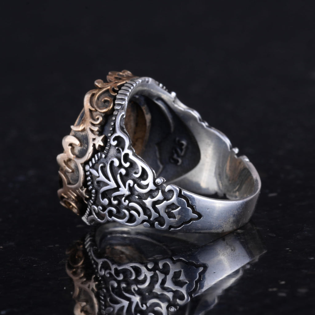 Handmade Silver Ring - Symbol of Love and Connection — 7