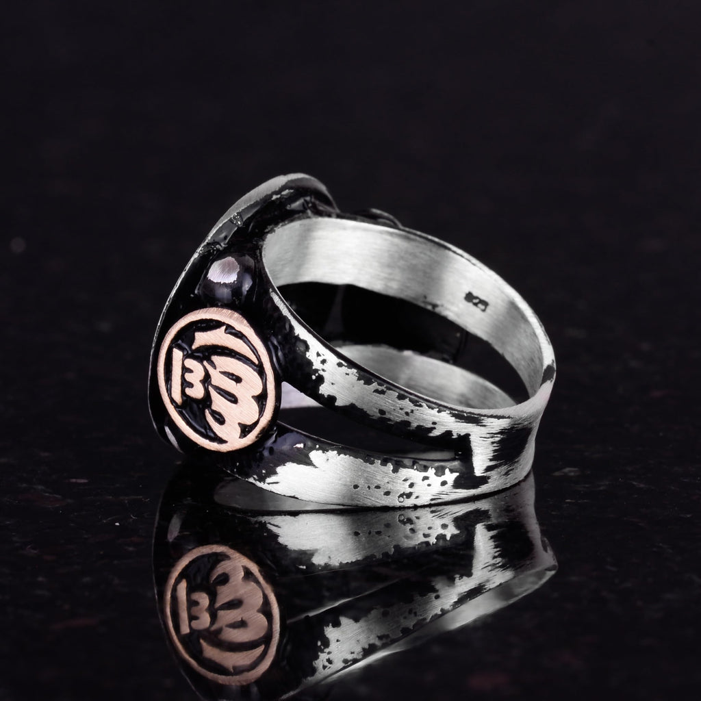 925 Sterling Silver Men's Ring, Muslim Ring, Esmaul Husna Ring (Model-2) — 6