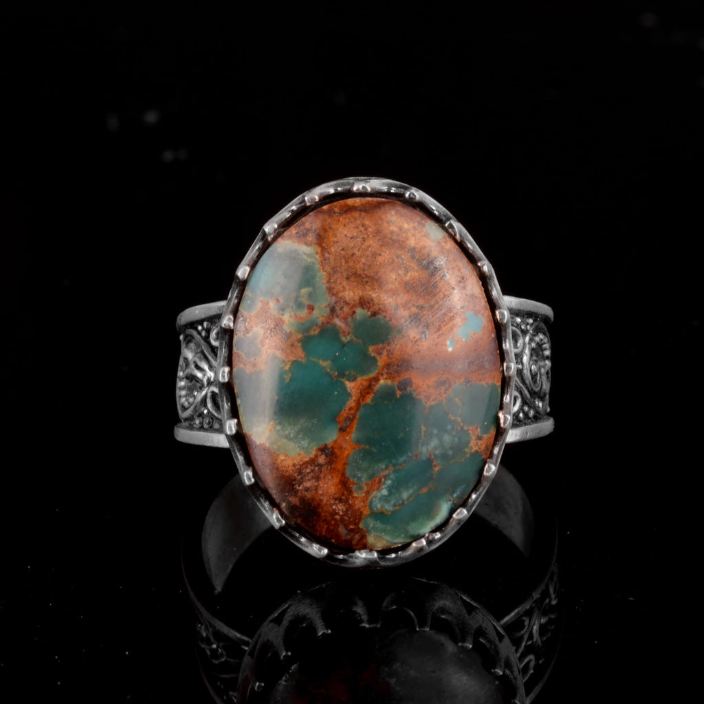 Arizona Turquoise Stone Ring (Model-6) — 3