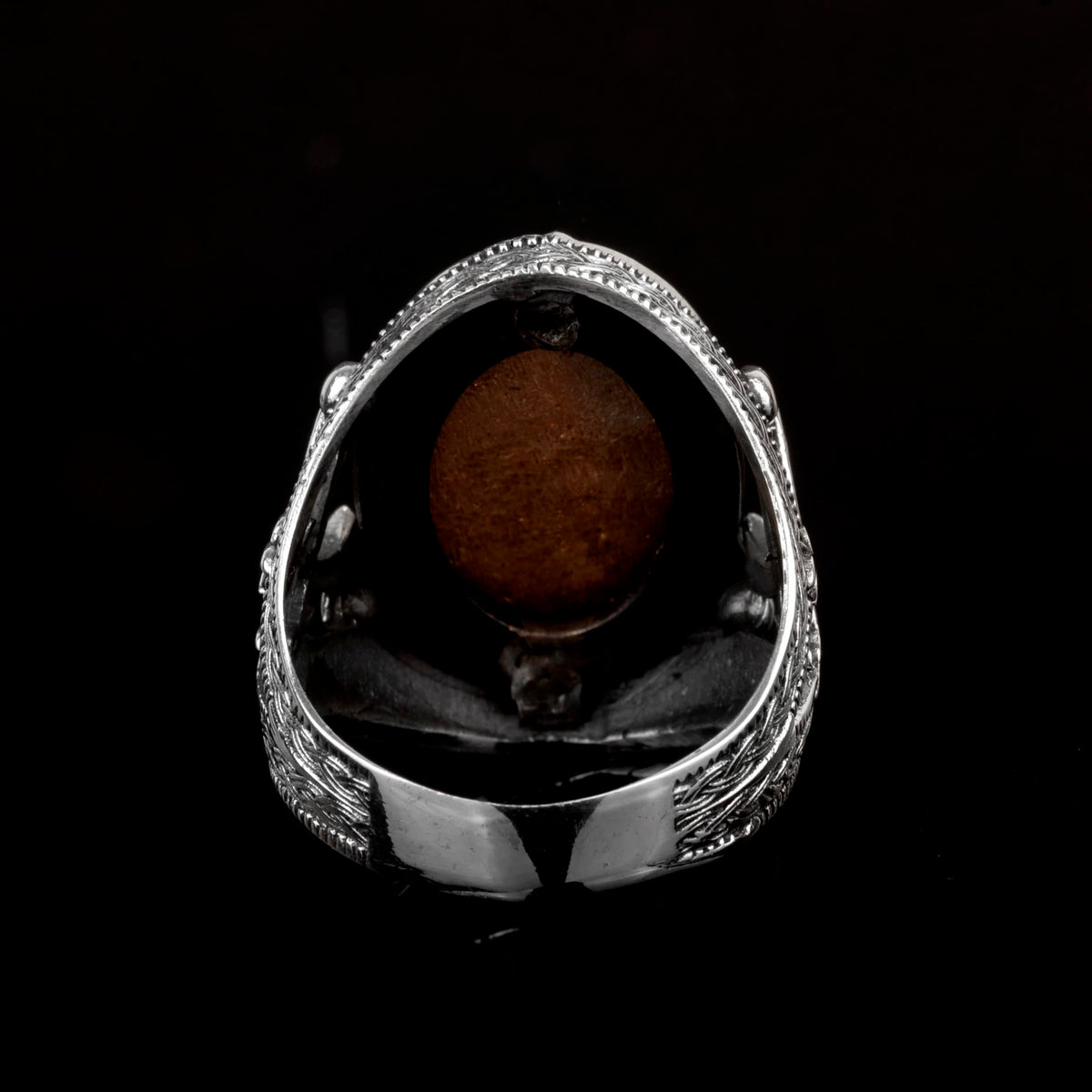 Sword Ring, Islamic Silver Men's Ring, 925 Sterling Silver Ring — 7