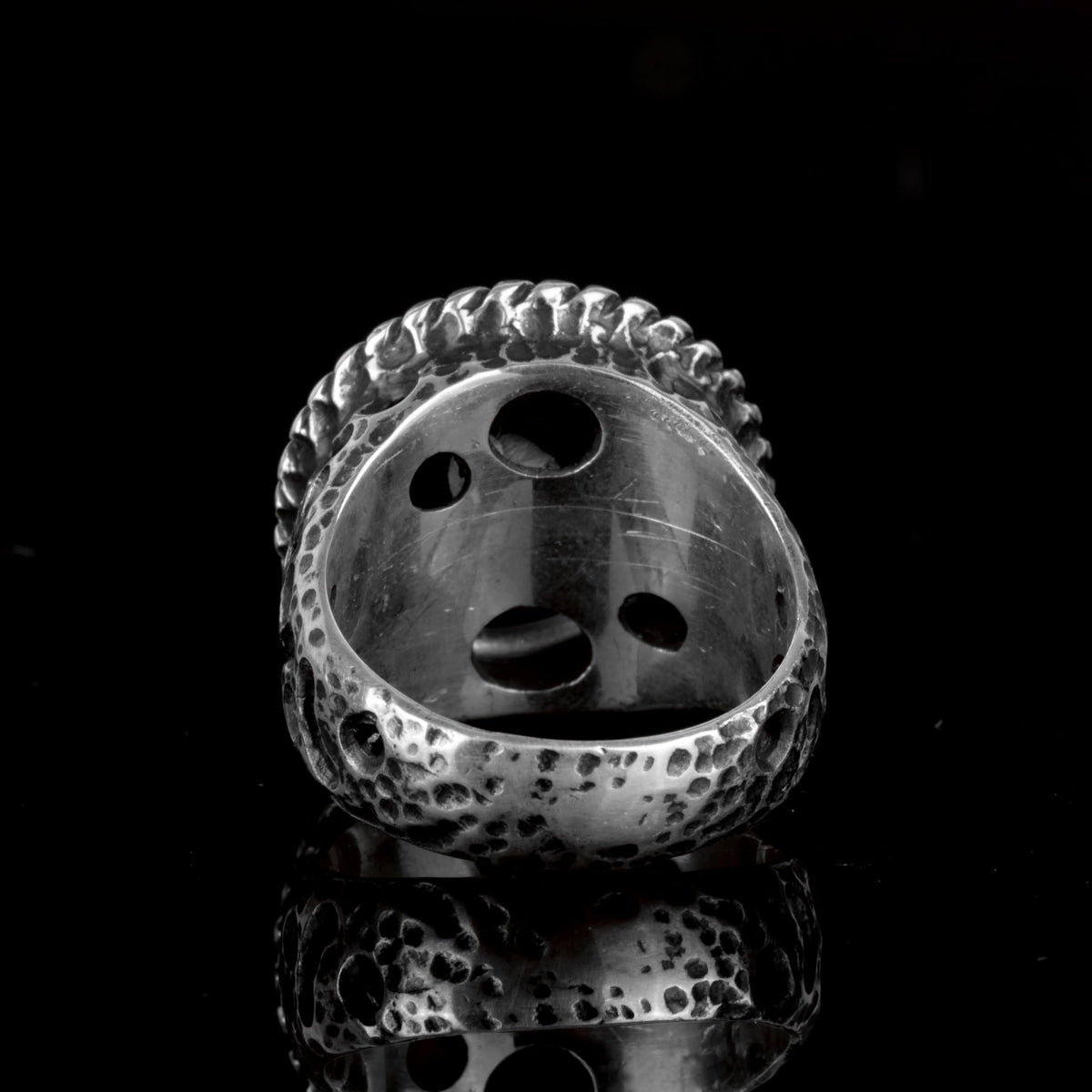 Metatron Ring, Helatron Cube Sacred Geometry, Talisman Ring, 925 Sterling Silver Ring — 6