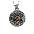 925 Sterling Silver Wolf Necklace