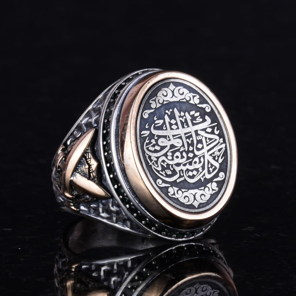925 Sterling Silver Men's Ring — 4