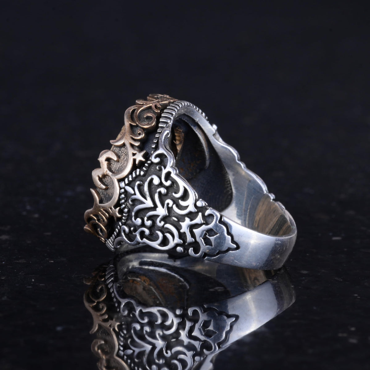 Handmade Silver Ring - Edep Ya Hu — 7